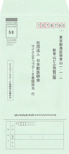 書類の送付